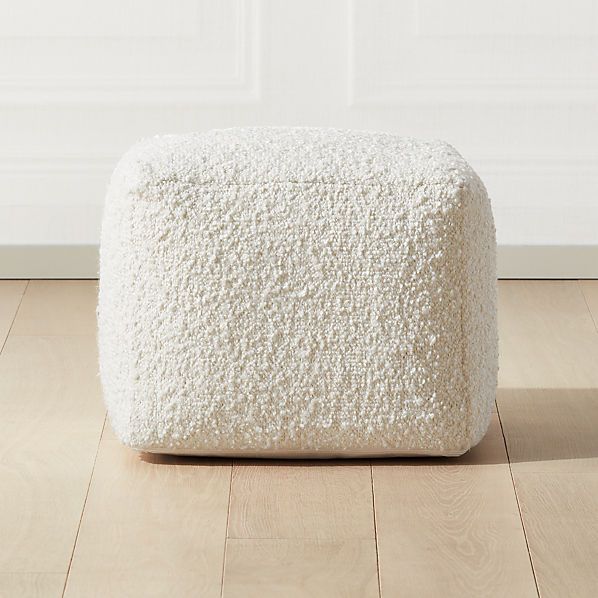 Square Poufs | Cb2 With Square Pouf Ottomans (View 8 of 15)