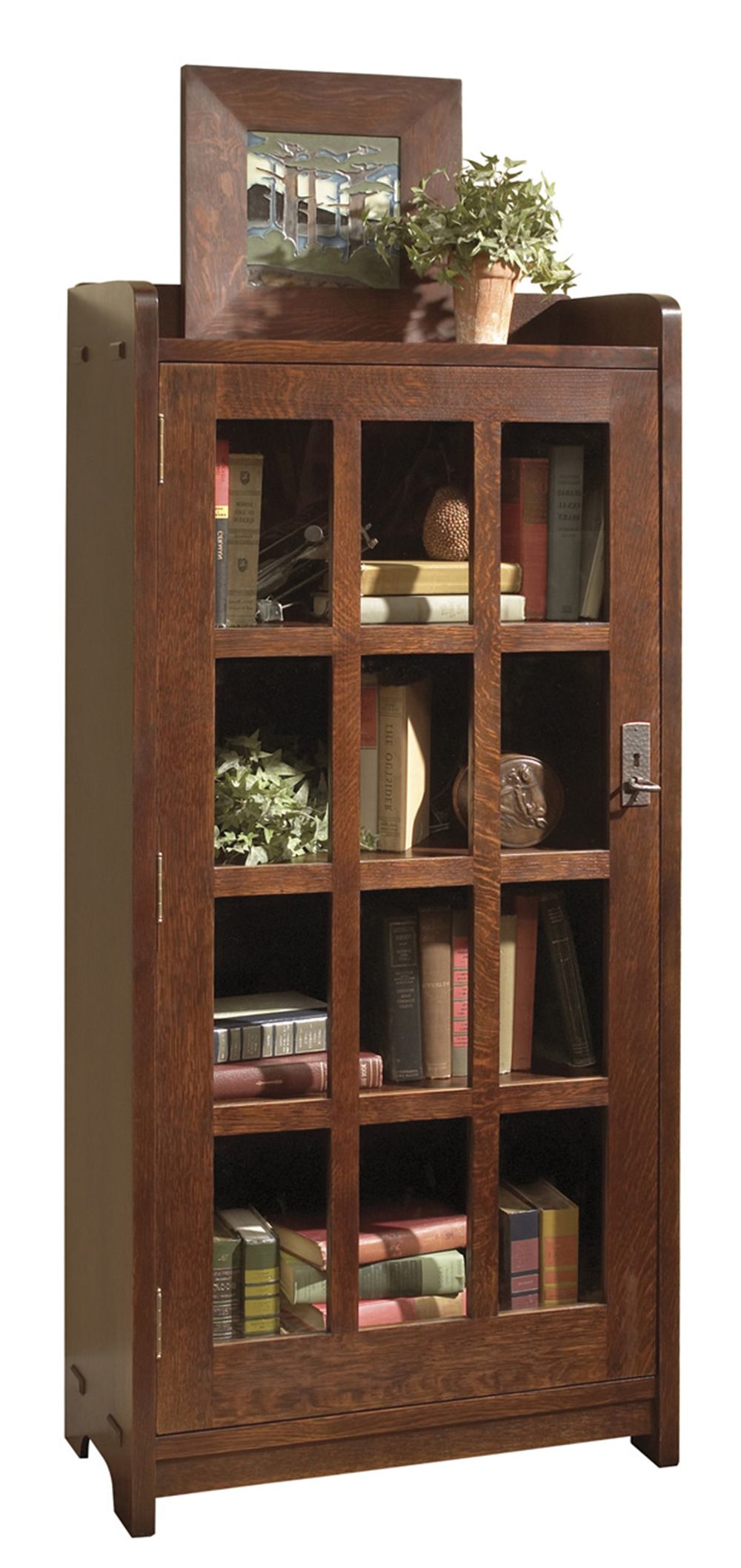 Stickley Single Door Bookcase – Flegel's Home Furnishings For Single Door Bookcases (View 4 of 15)