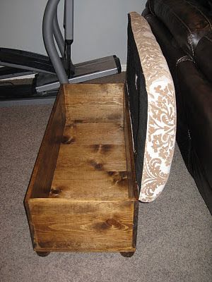 Storage Ottoman | Diy Ottoman, Diy Storage Ottoman, Diy Storage Ottoman  Bench With Regard To Wood Storage Ottomans (View 7 of 15)