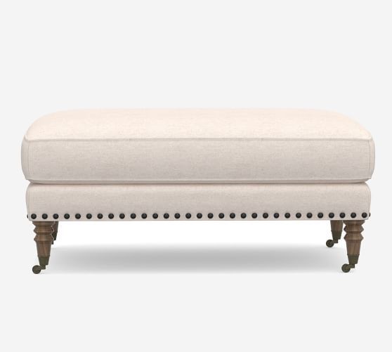 Tallulah Upholstered Ottoman | Pottery Barn Within Upholstered Ottomans (View 2 of 15)