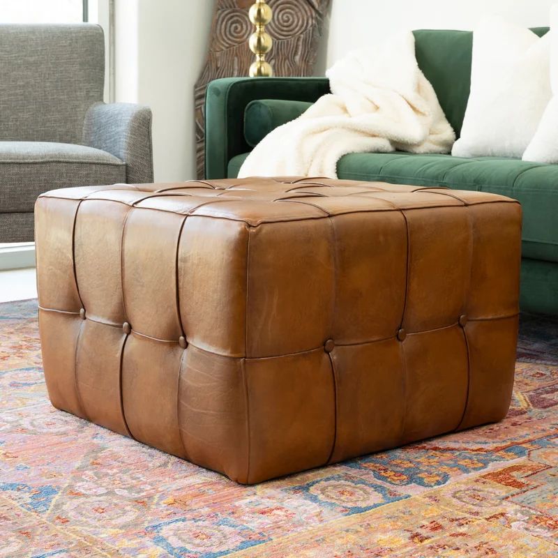 Top 15 Ranked Leather Ottomans In 2022 — Home & Jet — Home, Travel,  Lifestyle For Brown Leather Ottomans (View 5 of 15)