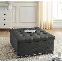 Wayfair | Black Ottomans & Poufs You'll Love In 2023 With Black Ottomans (View 9 of 15)