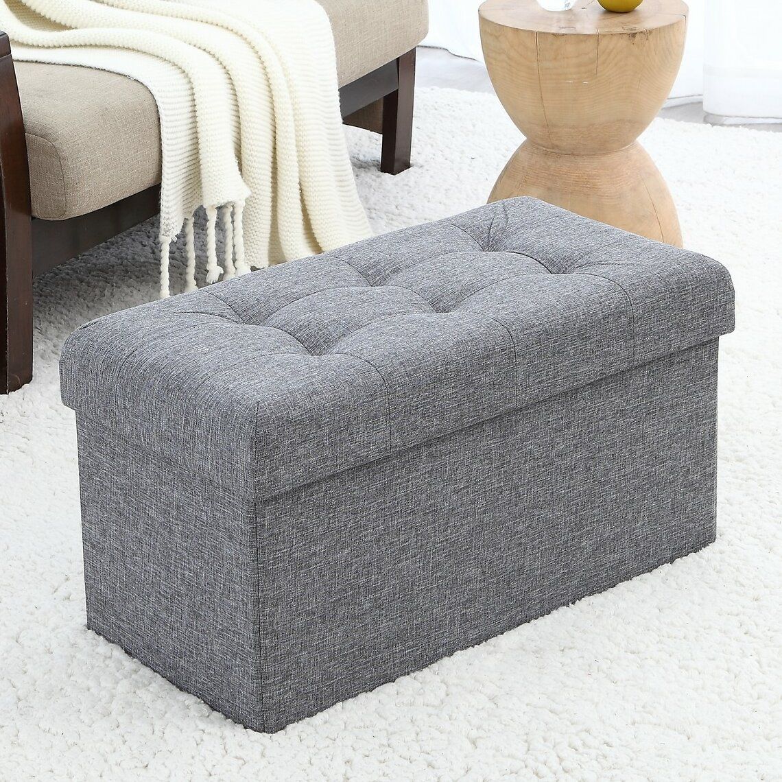 Wayfair | Gray Ottomans & Poufs You'll Love In 2023 With Gray Ottomans (View 3 of 15)