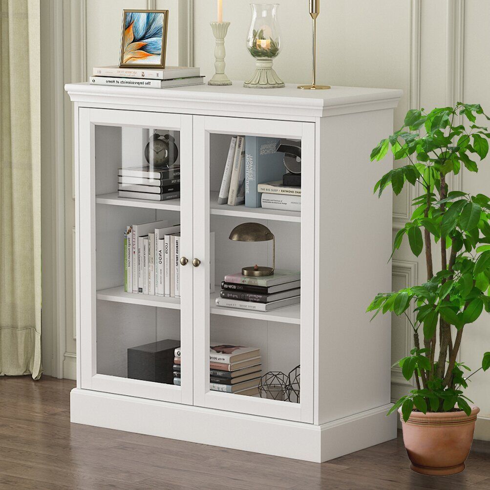 White Bookcases With Doors – Ideas On Foter Inside Bookcases With Doors (View 10 of 15)
