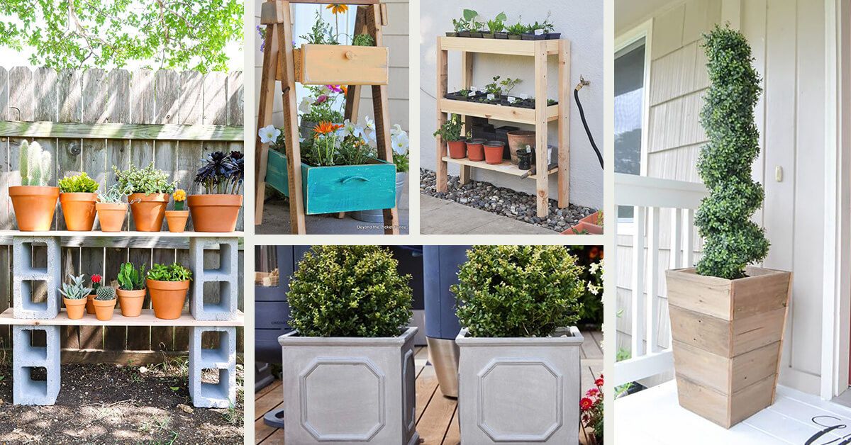 30 Best Diy Outdoor Plant Stand Ideas To Add Color To Your Porch In 2022 For Outdoor Plant Stands (View 6 of 15)