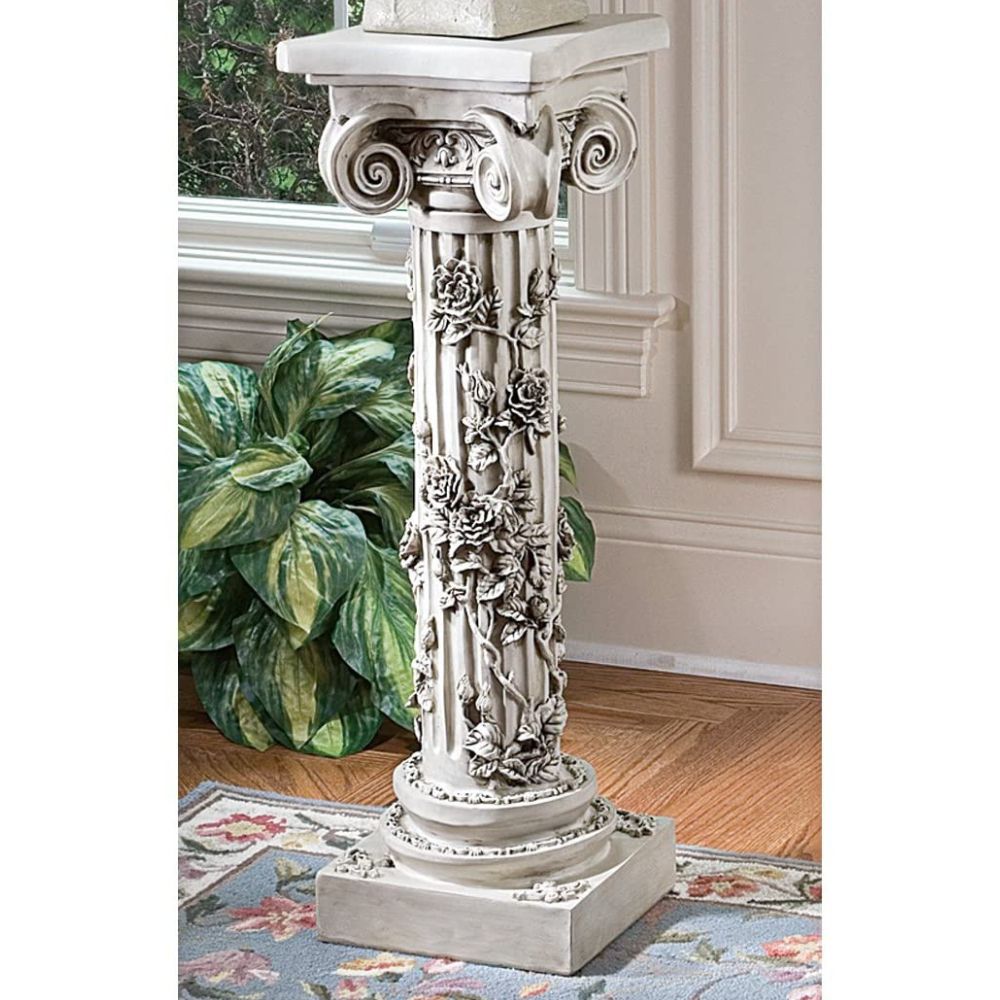 34 Inch Tall Decorative Pedestal Statue Sculpture Plant Stand Victorian  Style | Ebay Inside 34 Inch Plant Stands (View 3 of 15)