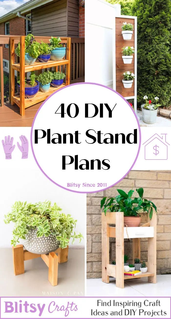 40 Free Diy Plant Stand Plans (cheap And Easy To Build) Throughout Particle Board Plant Stands (View 13 of 15)