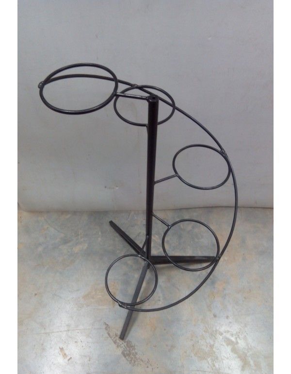 5 Pot Spiral (ring) Pot Stand | Iron Plant Stand, Hanging Plants Indoor,  Plant Decor Indoor With Ring Plant Stands (View 3 of 15)