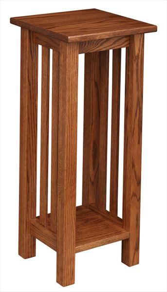 Amish Mission Plant Solid Hardwood Stand 24 Inches High X 12 In  Width Delivery Regarding 24 Inch Plant Stands (View 15 of 15)