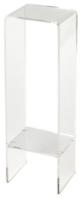 Butler Crystal Clear Acrylic Plant Stand – Contemporary – Plant Stands And  Telephone Tables  Hedgeapple | Houzz Regarding Acrylic Plant Stands (View 2 of 15)