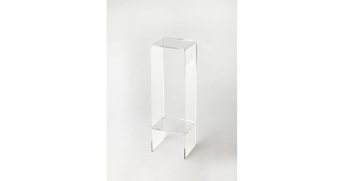 Butler Crystal Clear Collection 3612335 Acrylic Plant Stand • Price » Pertaining To Crystal Clear Plant Stands (View 3 of 15)