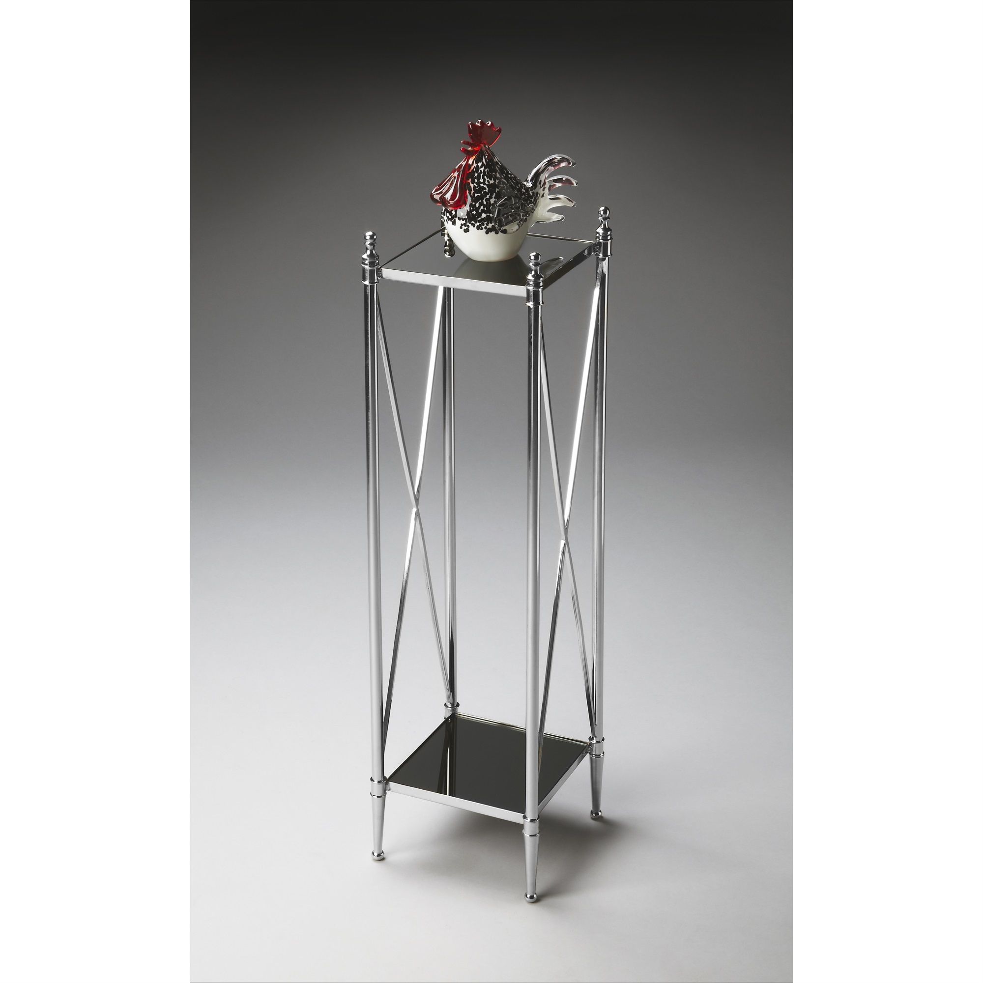 Butler Pedestal Plant Stand – Nickel – Walmart With Regard To Nickel Plant Stands (View 2 of 15)