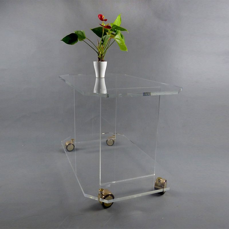 Clear Acrylic Plant Stand Trolley Bar Cart Console Table On Casters – Buy  Acrylic Bar Cart,clear Acrylic Plant Stand Trolley,console Table On Casters  Product On Alibaba With Acrylic Plant Stands (View 14 of 15)