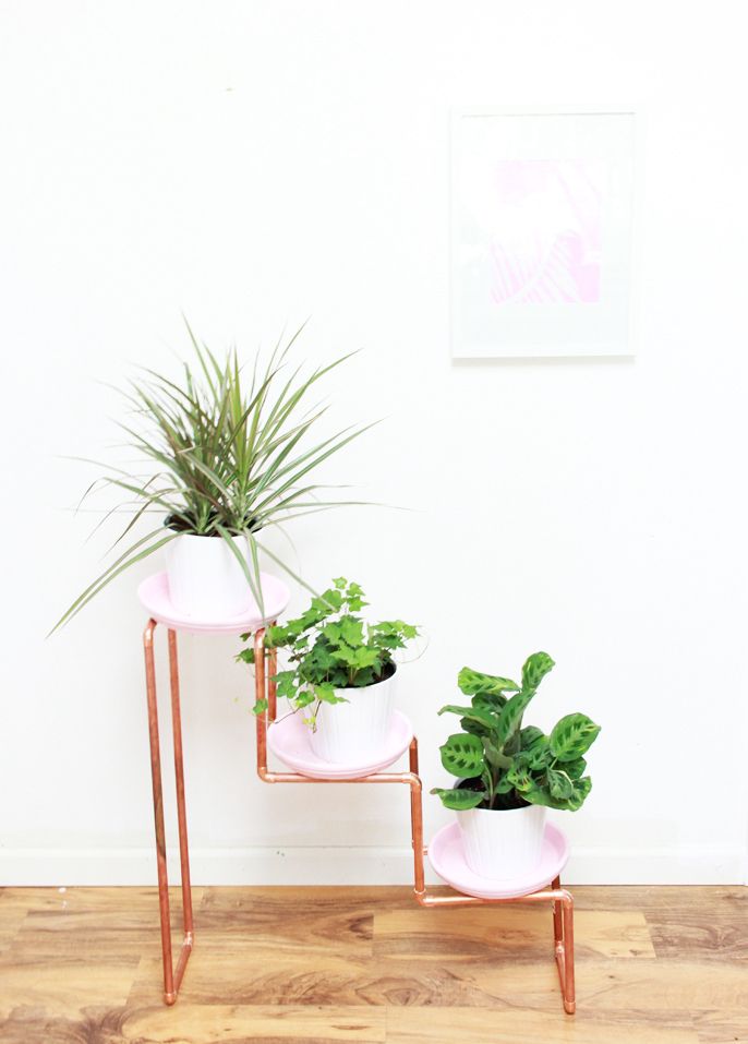 Diy 3 Tiered Copper Planter – A Bubbly Life For Copper Plant Stands (View 5 of 15)