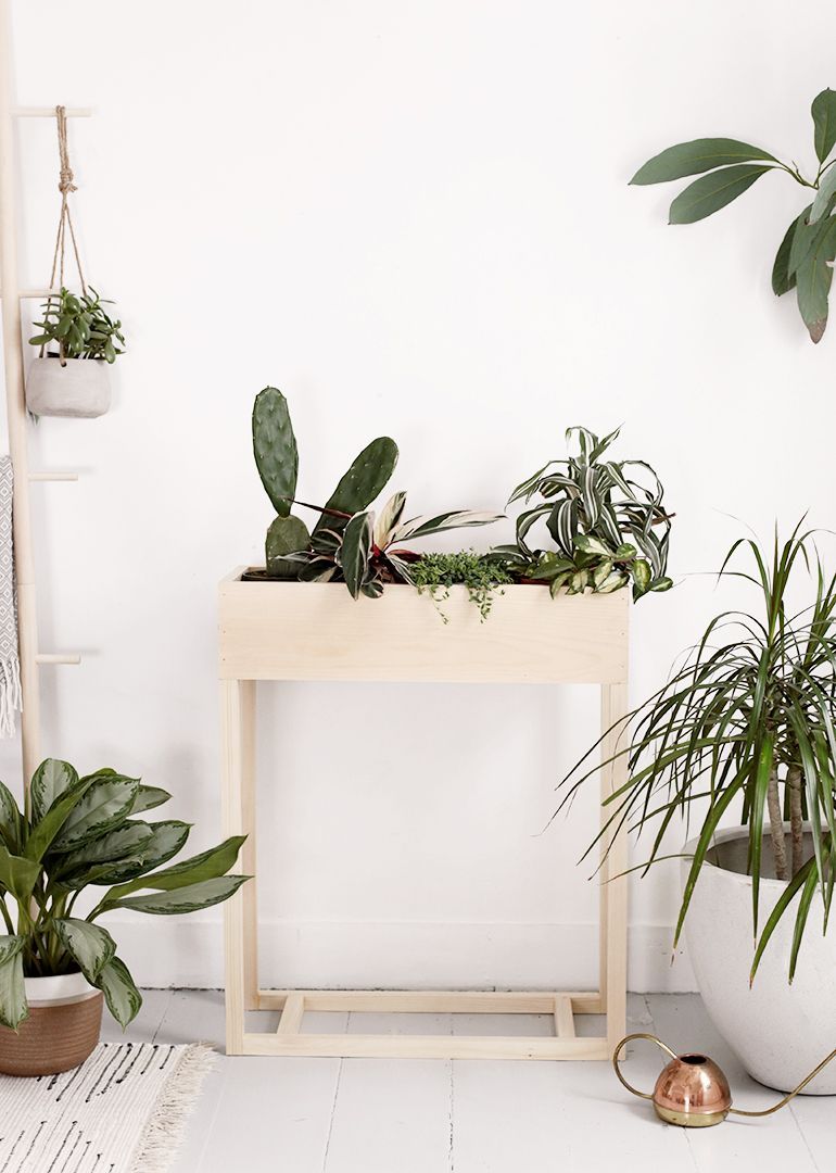 Diy Plant Box Stand | Diy Plant Stand, Diy Plants, Plant Box Intended For Plant Stands With Flower Box (View 10 of 15)