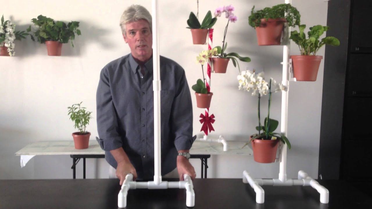 Flower Pot – Hanger – Plant Stand – Assembly For The Wherever Garden Wherevergarden – Youtube Intended For Pvc Plant Stands (View 11 of 15)
