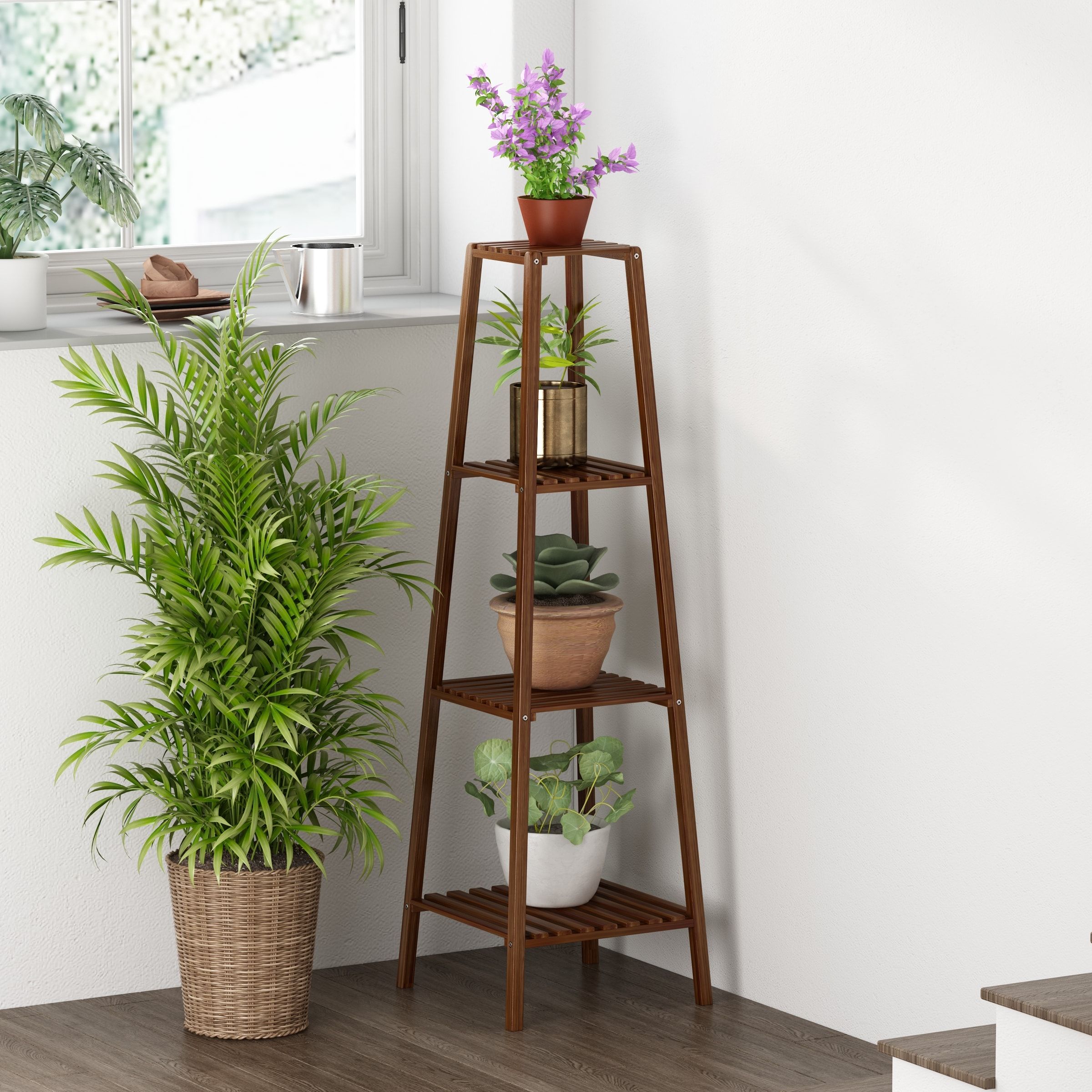 Fufu&gaga 4 Tier Plant Stand 47.2 In H X  (View 1 of 15)