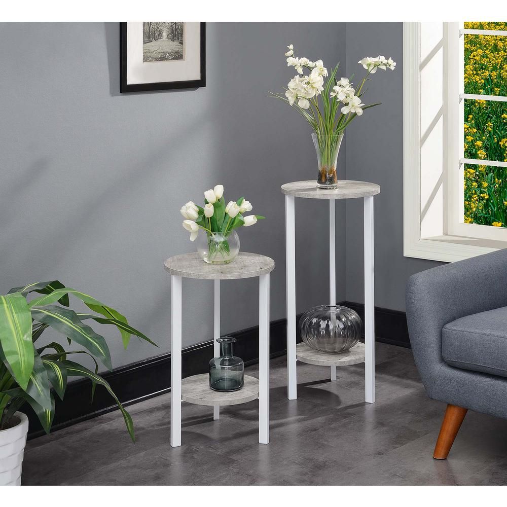 Graystone 31 Inch Plant Stand, Faux Birch/white Inside 31 Inch Plant Stands (View 14 of 15)