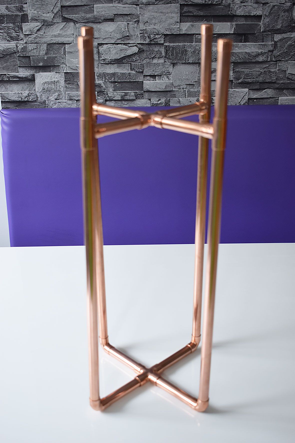 How To Make A Diy Copper Plant Stand – Caradise Intended For Copper Plant Stands (View 12 of 15)
