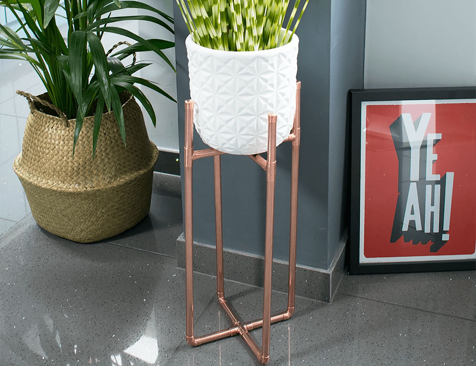 How To Make A Diy Copper Plant Stand – Caradise Within Copper Plant Stands (View 10 of 15)