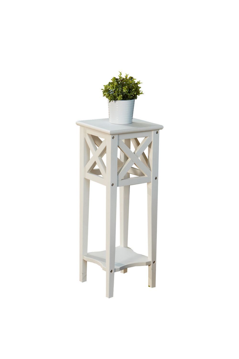 Leisure Design White Ivy Plant Stand | Walmart Canada With Ivory Plant Stands (View 6 of 15)