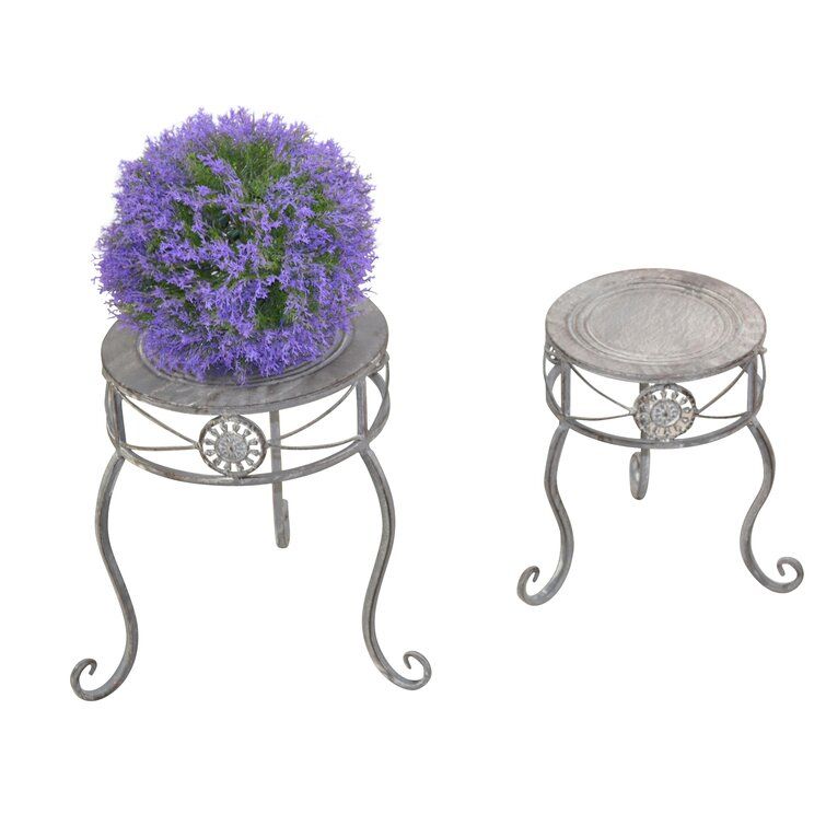 Lily Manor Erik Round Plant Stand & Reviews | Wayfair.co (View 13 of 15)