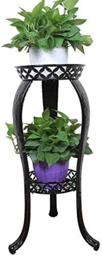Metal Potted Plant Stand, 32inch Rustproof Decorative Flower Pot Rack With  Indoo | Ebay Within 32 Inch Plant Stands (View 5 of 15)