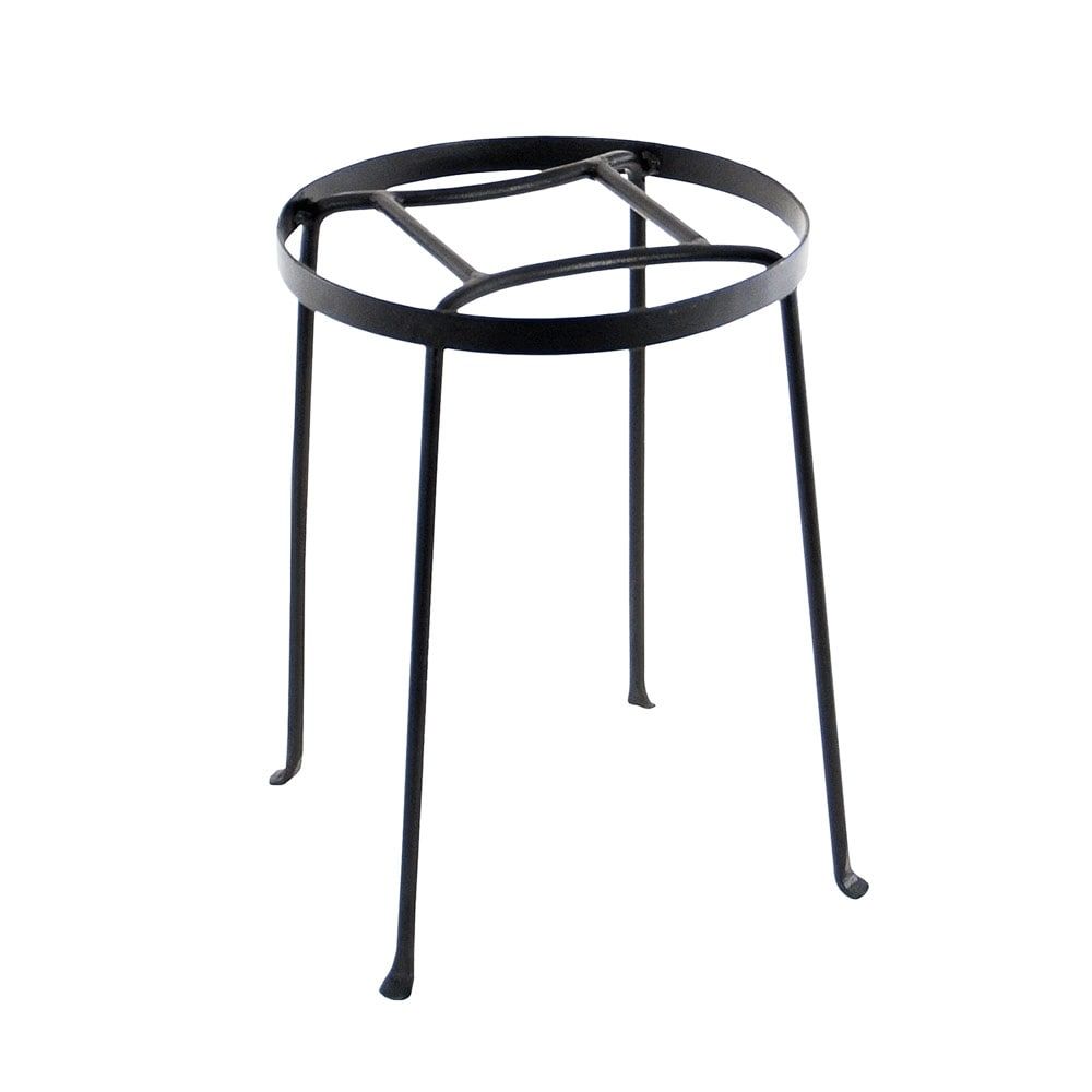 Minuteman International 14 In H X 15 In W Graphite Powder Coat  Indoor/outdoor Round Wrought Iron Plant Stand In The Plant Stands  Department At Lowes Regarding 14 Inch Plant Stands (View 2 of 15)