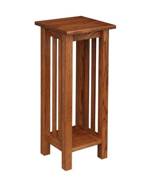 Mission Plant Stand End Table From Dutchcrafters Amish Furniture With Plant Stands With Side Table (View 14 of 15)