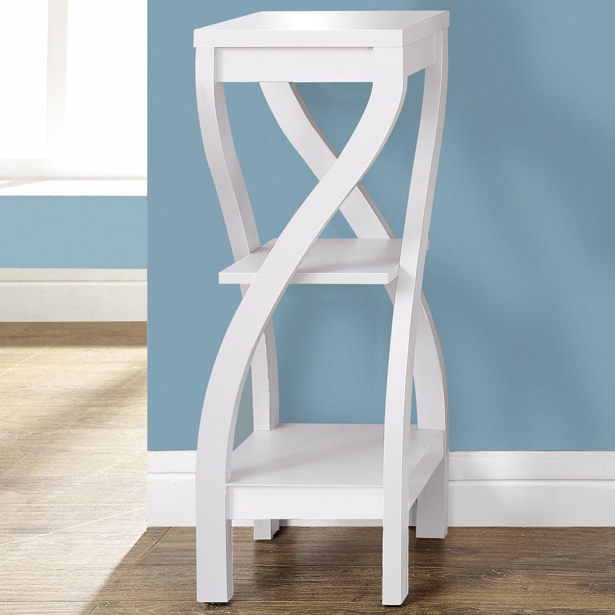 Monarch Specialties 32" Plant Stand In White | Nebraska Furniture Mart Regarding White 32 Inch Plant Stands (View 9 of 15)