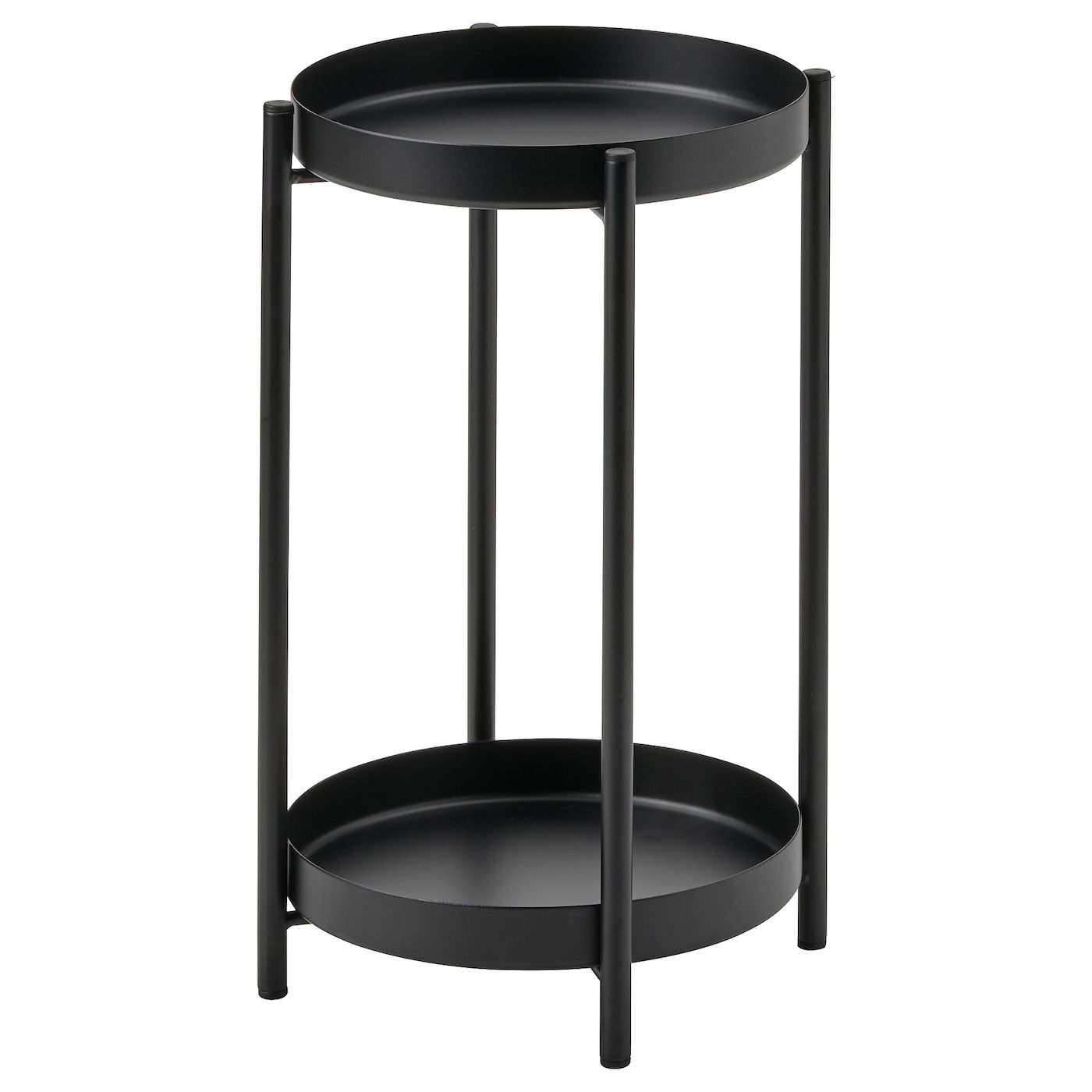 Olivblad Plant Stand, Indoor/outdoor Black, 13 ¾" – Ikea With Black Plant Stands (View 3 of 15)