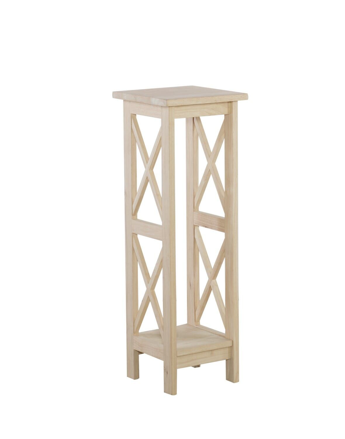 Ot 3069x 36 Inch Tall X Sided Plant Stand | Unfinished Furniture Of  Wilmington Intended For 36 Inch Plant Stands (View 5 of 15)