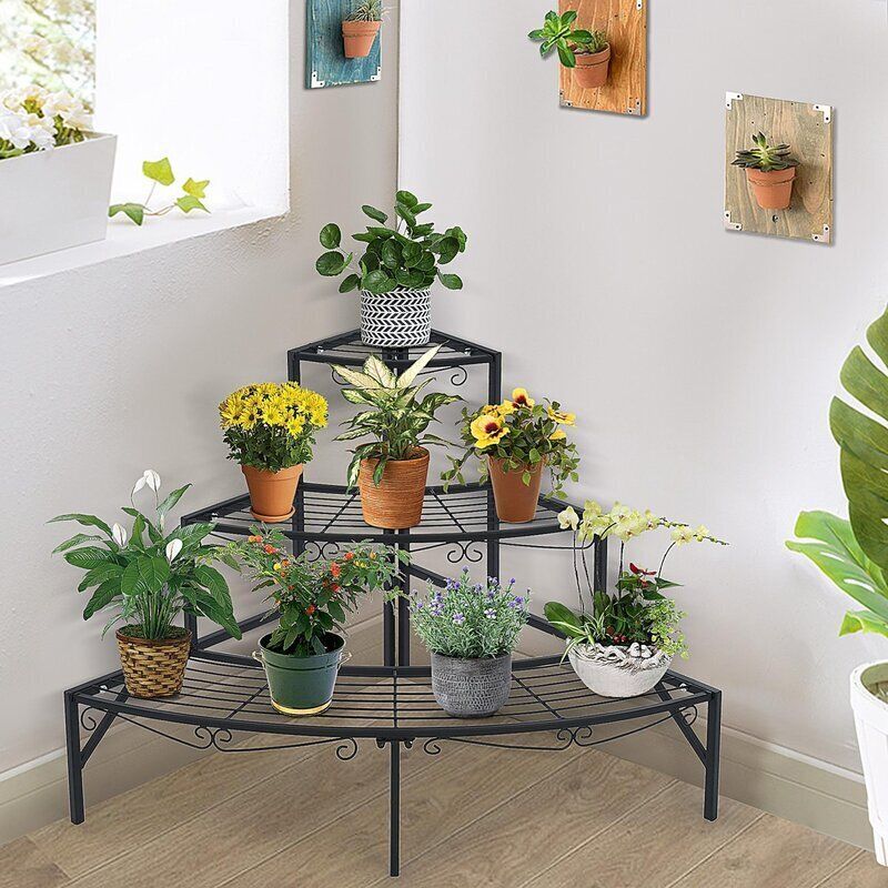 Outdoor Corner Plant Stand – Ideas On Foter Regarding Patio Flowerpot Stands (View 6 of 15)