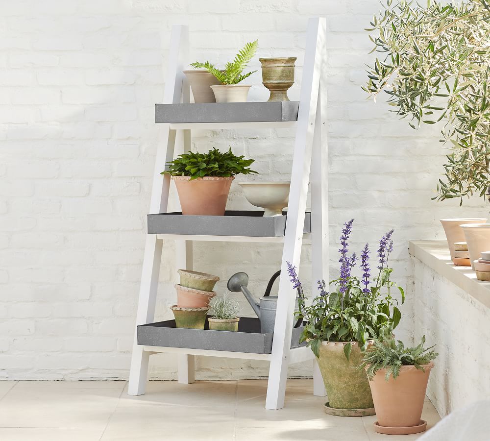 Parker Three Tier Plant Stand | Pottery Barn Pertaining To Three Tier Plant Stands (View 5 of 15)