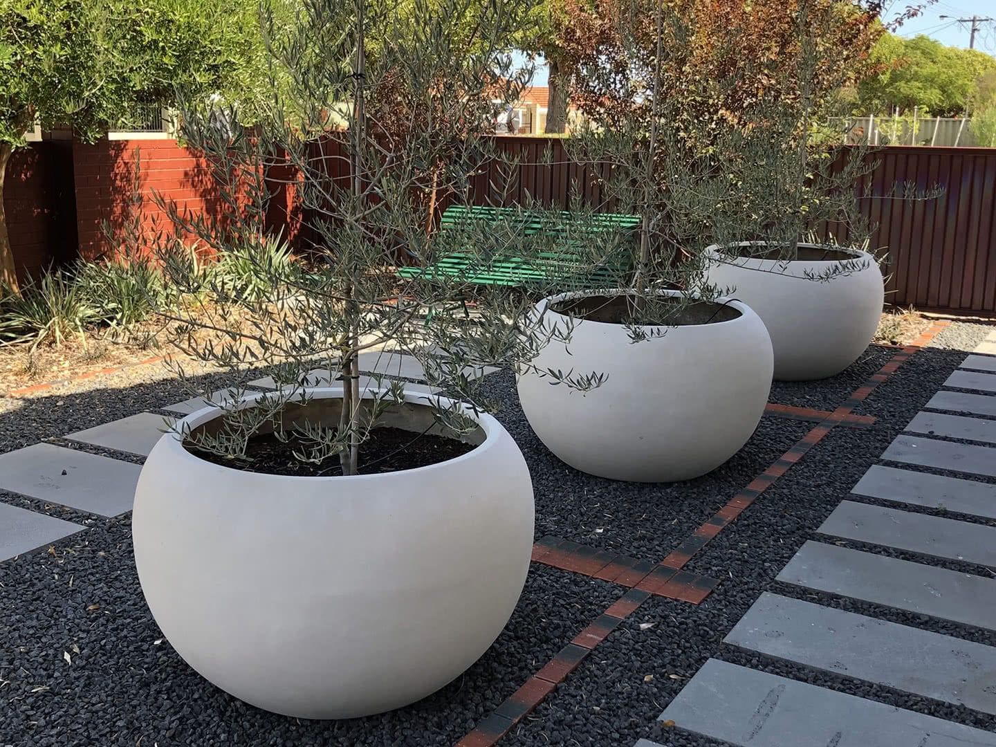 Perth's Best Range Ball Planters | The Outdoor Decor Company Inside Ball Plant Stands (View 13 of 15)