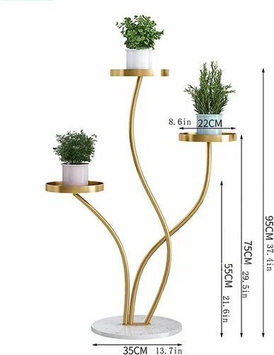 Plant Stand Creativity Iron Plant Stand Outdoor Indoor Marble Base Planter  Holder Flower Stand At Best Price In Nashik Inside Iron Base Plant Stands (View 7 of 15)