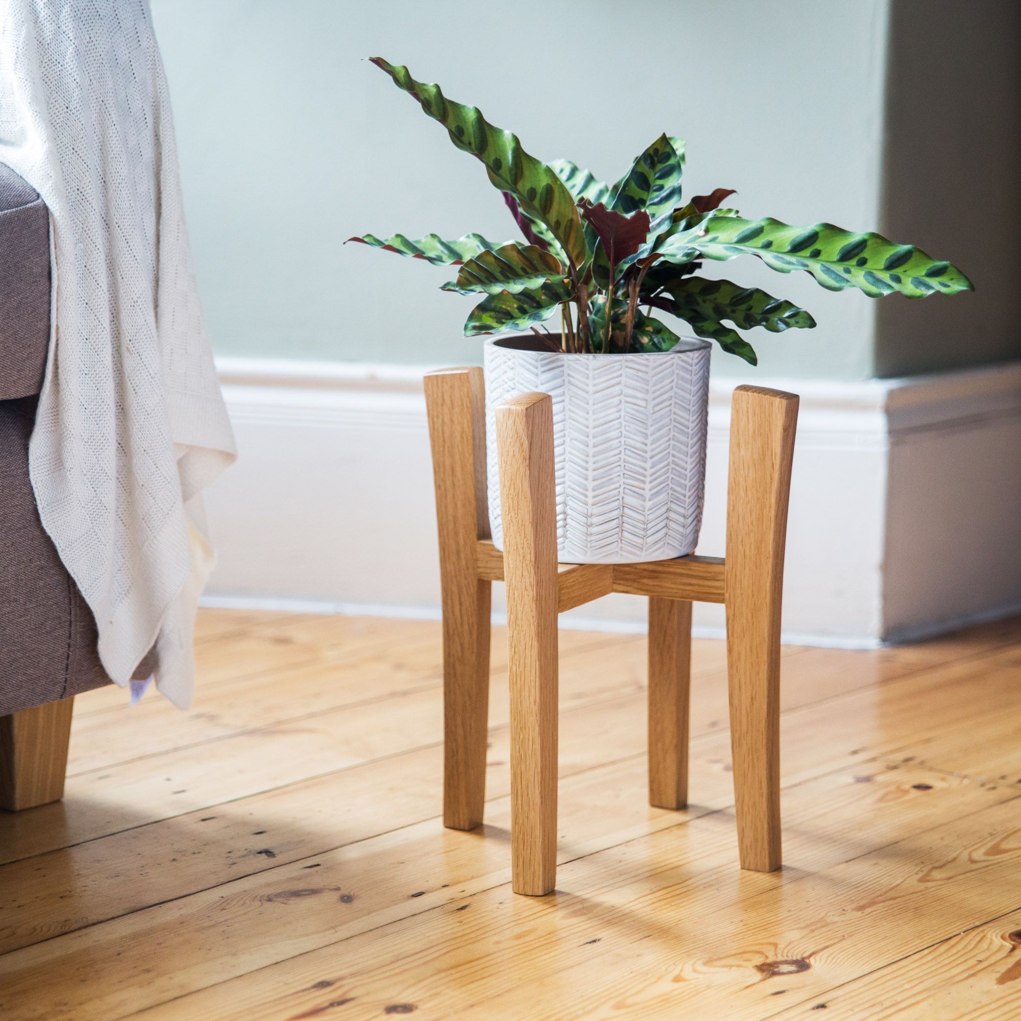 Plant Stand – Handmade In Britain Throughout Wooden Plant Stands (View 6 of 15)