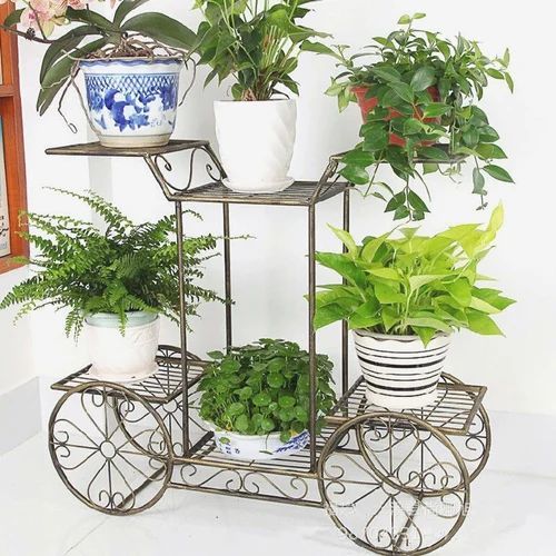 Polished Wrought Iron Planter Stand At Rs 2120 | Flower Pot Stand In  Saharanpur | Id: 19693606897 Inside Wrought Iron Plant Stands (View 15 of 15)