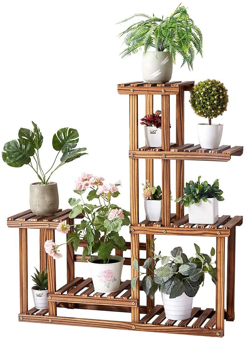 Rose Home Fashion Solid Pine Wood Plant Stand, Plant Stands Indoor, Outdoor Plant  Stand, Plant Shelf, Plant Stands, Antirust Screws, Overall Size: 33×34 Inch  – Walmart With 34 Inch Plant Stands (View 4 of 15)