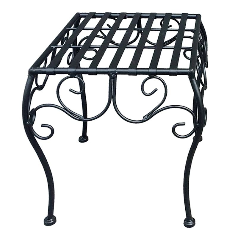 Square Black Metal Plant Stand, 12x (View 5 of 15)