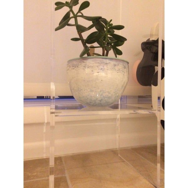 Top Product Reviews For Handmade Butler Crystal Clear Acrylic Plant Stand  (philippines) – 12079193 – Overstock Intended For Crystal Clear Plant Stands (View 2 of 15)