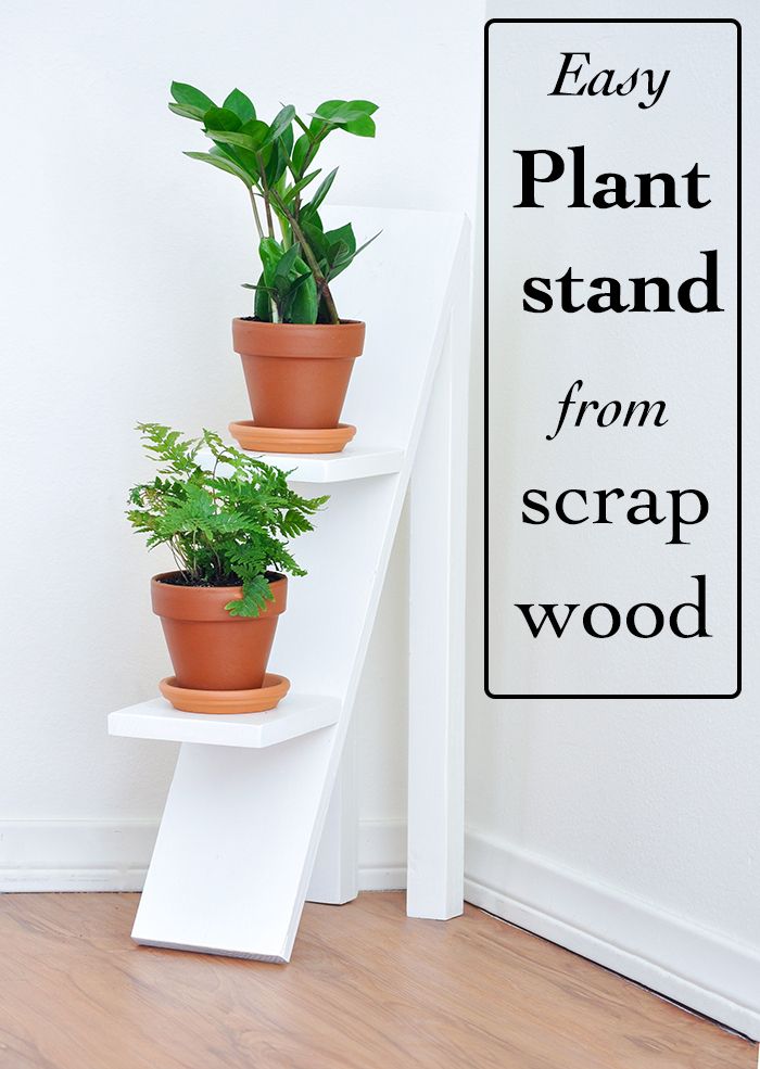 Two Tiered Plant Stand Using Scrap Wood – Pretty Handy Girl Inside Two Tier Plant Stands (View 9 of 15)