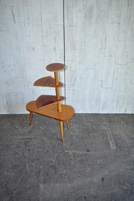 Vintage Wood Plant Stand, 1950s For Sale At Pamono Inside Vintage Plant Stands (View 10 of 15)