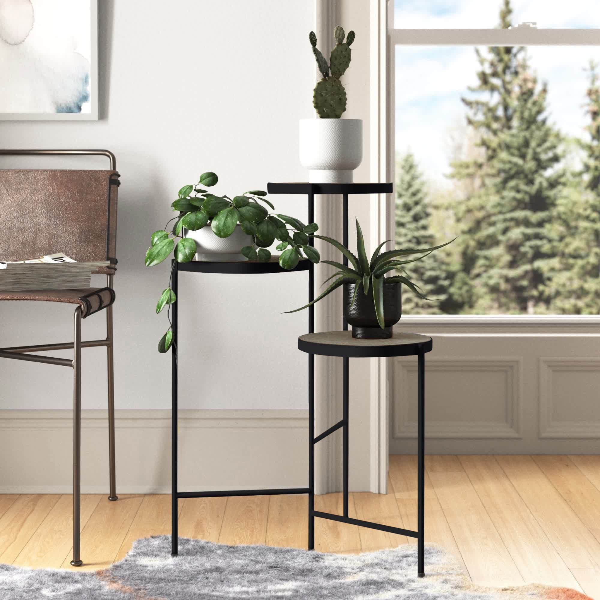 Wayfair | Gray Plant Stands & Tables You'll Love In 2023 Regarding Weathered Gray Plant Stands (View 11 of 15)