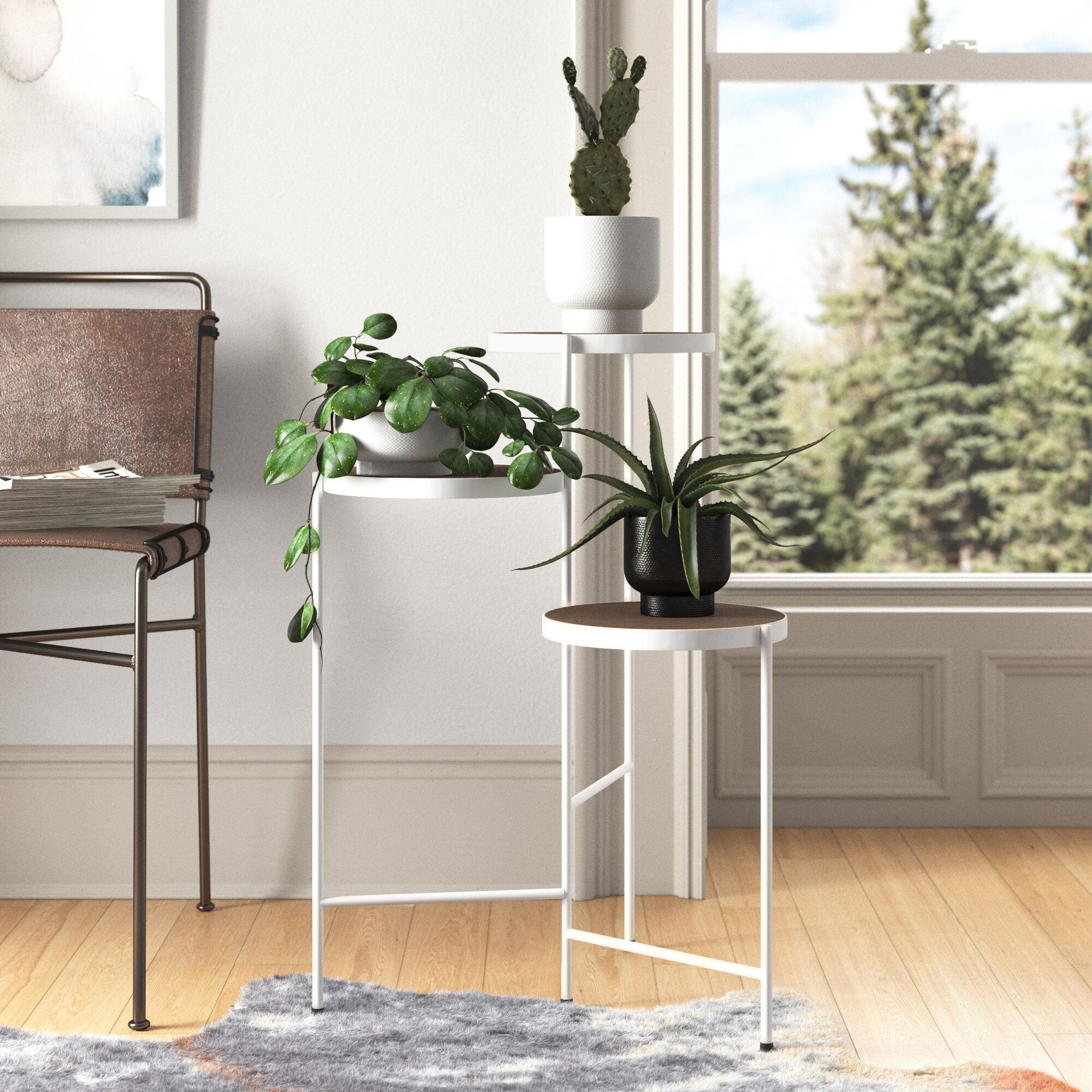 Wayfair | Modern & Contemporary Plant Stands & Tables You'll Love In 2023 With Regard To Modern Plant Stands (View 11 of 15)