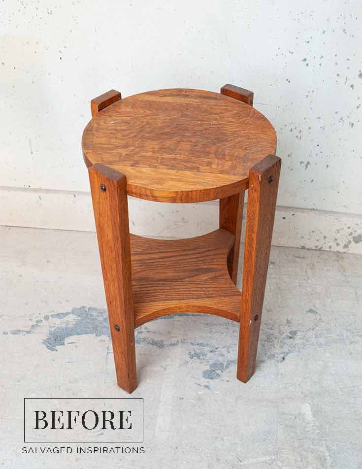 White Washed Wood | Plant Stand – Salvaged Inspirations Throughout Painted Wood Plant Stands (View 10 of 15)