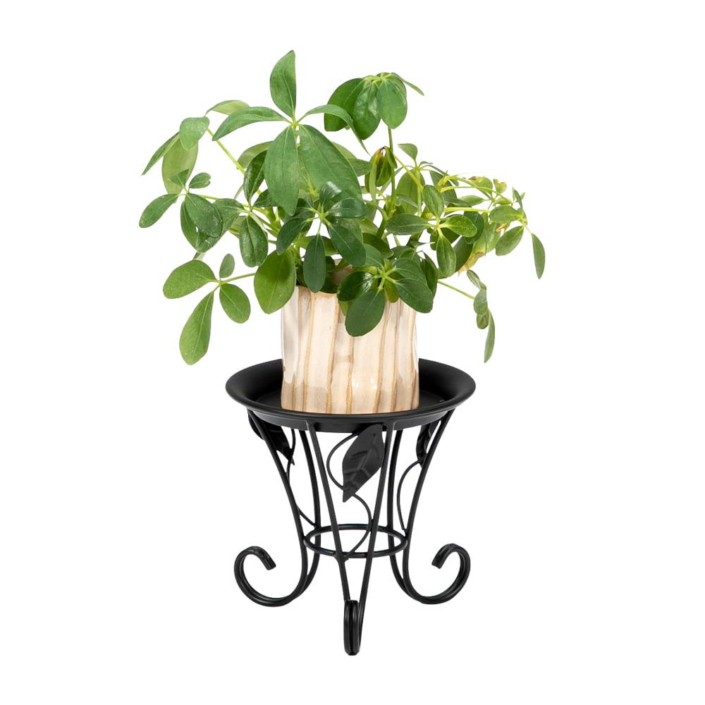 Zimtown Metal Flower Pot Rack Plant Display Stand Black, 5 X 5 X 5 Inches –  Walmart In 5 Inch Plant Stands (View 3 of 15)
