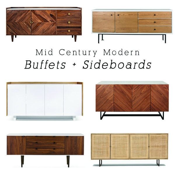 Best Mid Century Modern Buffets, Large Sideboards + Console Tables –  Delineate Your Dwelling For Mid Century Modern Sideboards (View 4 of 15)
