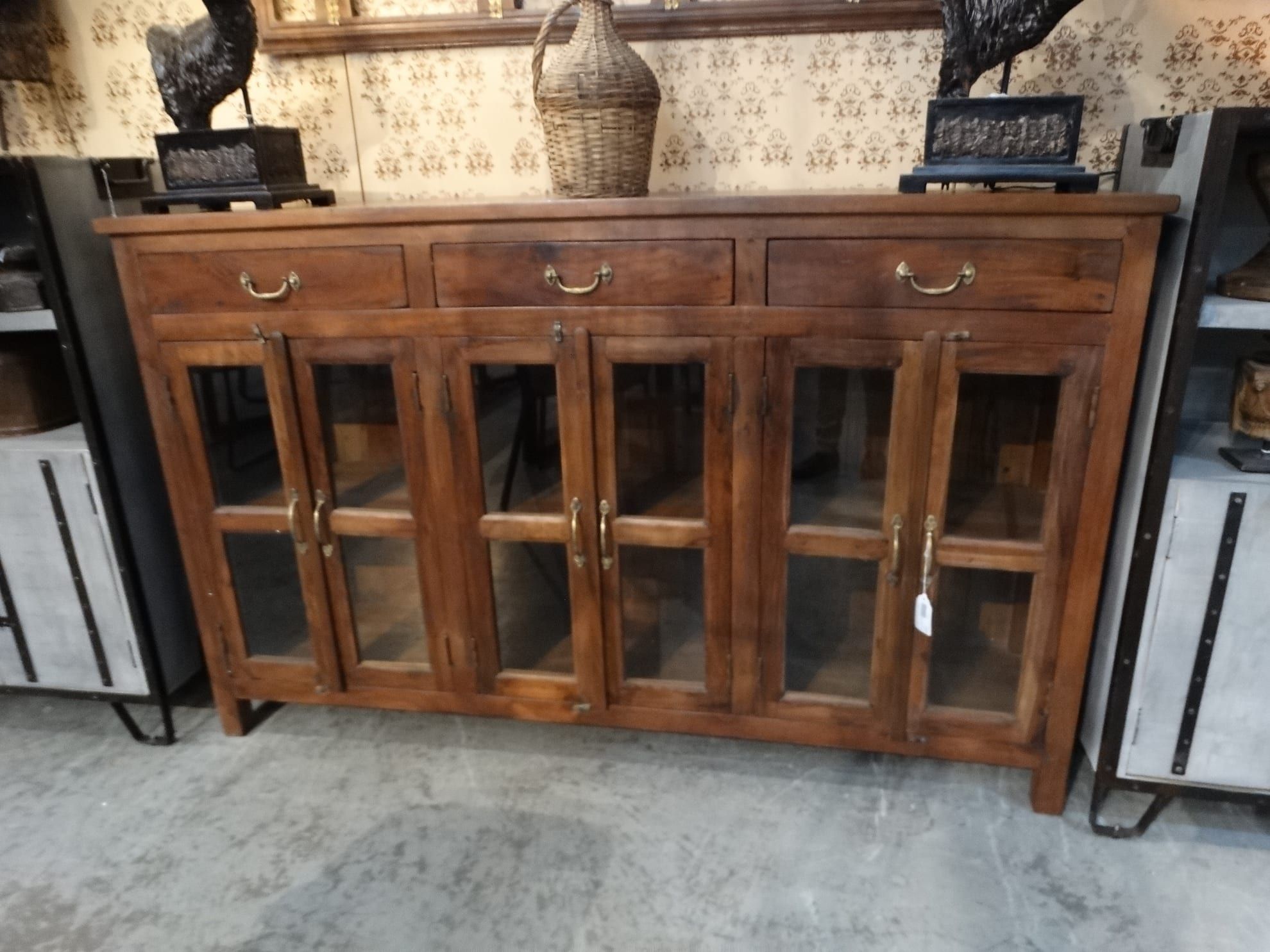 Buy Stackable Sideboard Buffet Storage Cabinet Online Within Antique Storage Sideboards With Doors (View 13 of 15)