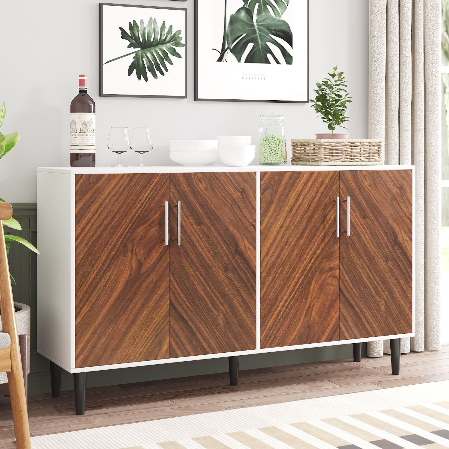 Featured Photo of  Best 15+ of Mid-century Modern White Sideboards